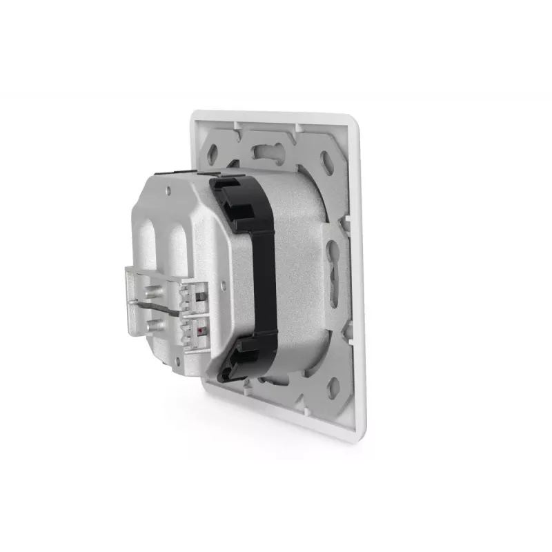 DIGITUS CAT6A klassi EA võrgu pesa, varjestatud 2x RJ45, LSA, puhas valge, tasapinnaline paigaldus, 8 suunda