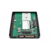 DIGITUS HDD-korpus 2,5-tolline SATA - M.2 või mSATA SATA 3 6 Gbit/s, kirjutamiskiirus kuni 520 MB/s