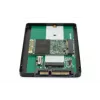 DIGITUS HDD-korpus 2,5-tolline SATA - M.2 või mSATA SATA 3 6 Gbit/s, kirjutamiskiirus kuni 520 MB/s