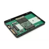 DIGITUS HDD-korpus 2,5-tolline SATA - M.2 või mSATA SATA 3 6 Gbit/s, kirjutamiskiirus kuni 520 MB/s
