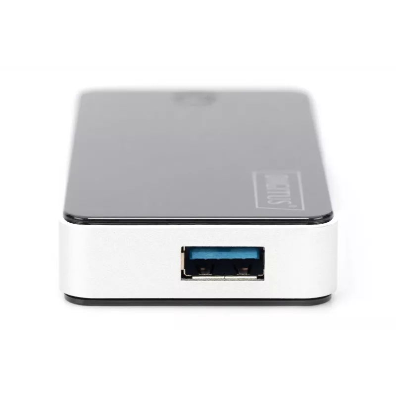 DIGITUS USB-hub 4 porti USB3.0 väline must klaveriläikega