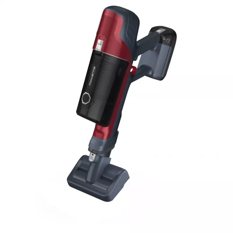 Rowenta RH6878 2-in-1 pulkpuhasti Aku Kuiv Tsükloniline Kotita 0,55 L 100 W Punane, Hall