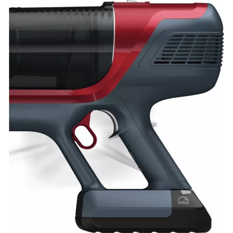 Rowenta RH6878 2-in-1 pulkpuhasti Aku Kuiv Tsükloniline Kotita 0,55 L 100 W Punane, Hall