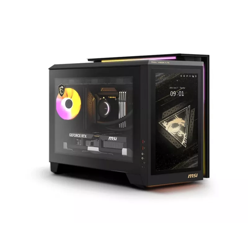MSI MEG Vision X AI 2NVV7-009AT Intel Core Ultra 7 265K 32 GB DDR5-SDRAM 2 TB SSD NVIDIA GeForce RTX 5080 Windows 11 Home Lauaarvuti Must