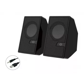 Conceptronic BJORN 2.0-kanaliga arvutikõlar Bluetoothiga, 6 W
