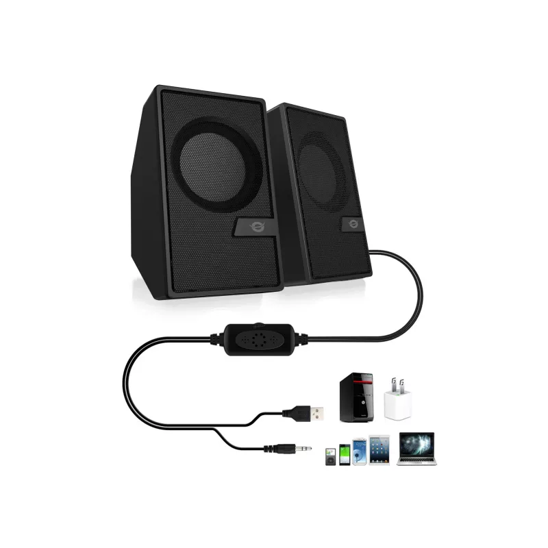 Conceptronic BJORN 2.0-kanaliga arvutikõlar Bluetoothiga, 6 W