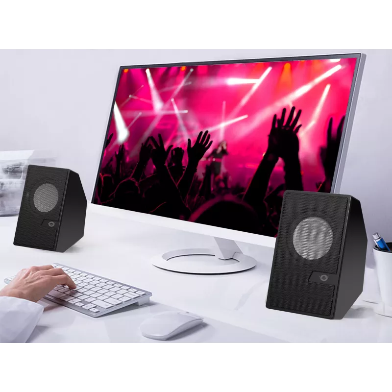 Conceptronic BJORN 2.0-kanaliga arvutikõlar Bluetoothiga, 6 W