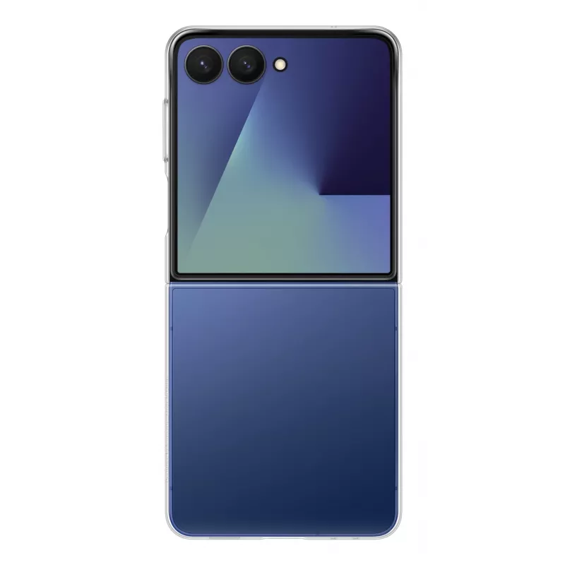 Samsung Clear ümbris Galaxy Z Flip7 jaoks, ümbris, Samsung, Galaxy Z Flip7, 17,5 cm (6,9 tolli), läbipaistev