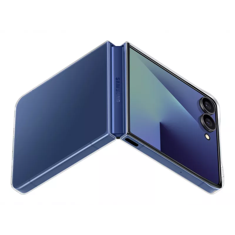 Samsung Clear ümbris Galaxy Z Flip7 jaoks, ümbris, Samsung, Galaxy Z Flip7, 17,5 cm (6,9 tolli), läbipaistev