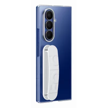 Samsungi kaitsev läbipaistev haardekohvriga ümbris Samsung Galaxy Fold7-le, läbipaistev