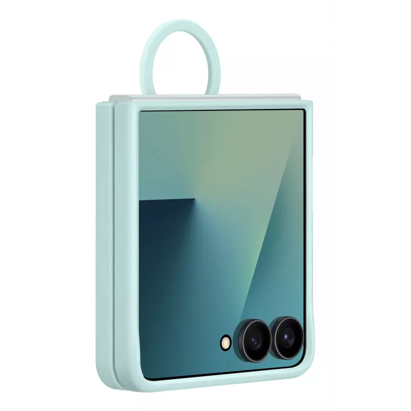 Samsung Ring Case (silicone) Galaxy Z Flip7 jaoks, ümbris, Samsung, Galaxy Z Flip7, 17,5 cm (6,9 tolli), piparmündivärv