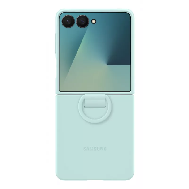 Samsung Ring Case (silicone) Galaxy Z Flip7 jaoks, ümbris, Samsung, Galaxy Z Flip7, 17,5 cm (6,9 tolli), piparmündivärv