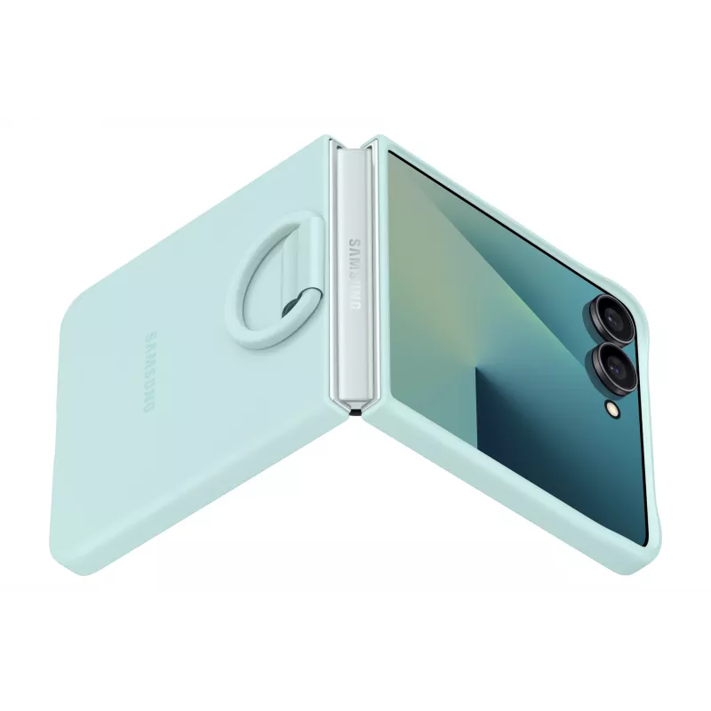 Samsung Ring Case (silicone) Galaxy Z Flip7 jaoks, ümbris, Samsung, Galaxy Z Flip7, 17,5 cm (6,9 tolli), piparmündivärv
