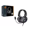 Conceptronic ATHAN stereokõlaritega mängukõrvaklapid, juhtmega, 20–20000 Hz, mängimiseks, 477 g, peakomplekt, must