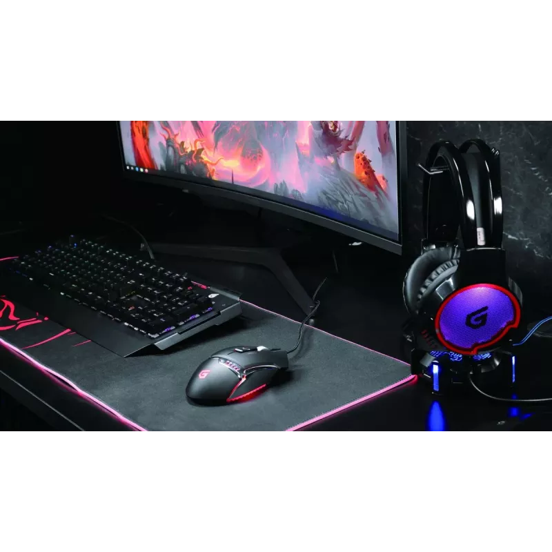 Conceptronic DJEBBEL 8, mängude USB-hiir, 8 programmeeritavat nuppu, 4000 DPI
