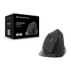 Conceptronic LORCAN ERGO 6-nupuga ergonoomiline Bluetooth-hiir, paremakäeline, vertikaalne disain, optiline, Bluetooth, 1600 DPI, must
