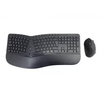 Conceptronic ORAZIO ERGO juhtmevaba ergonoomiline klaviatuuri ja hiire komplekt, Portugali paigutus