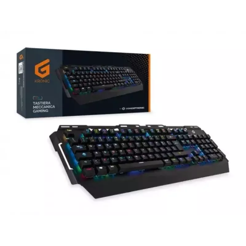 Conceptronic KRONIC mehaaniline mänguriklaviatuur, RGB, itaalia paigutus