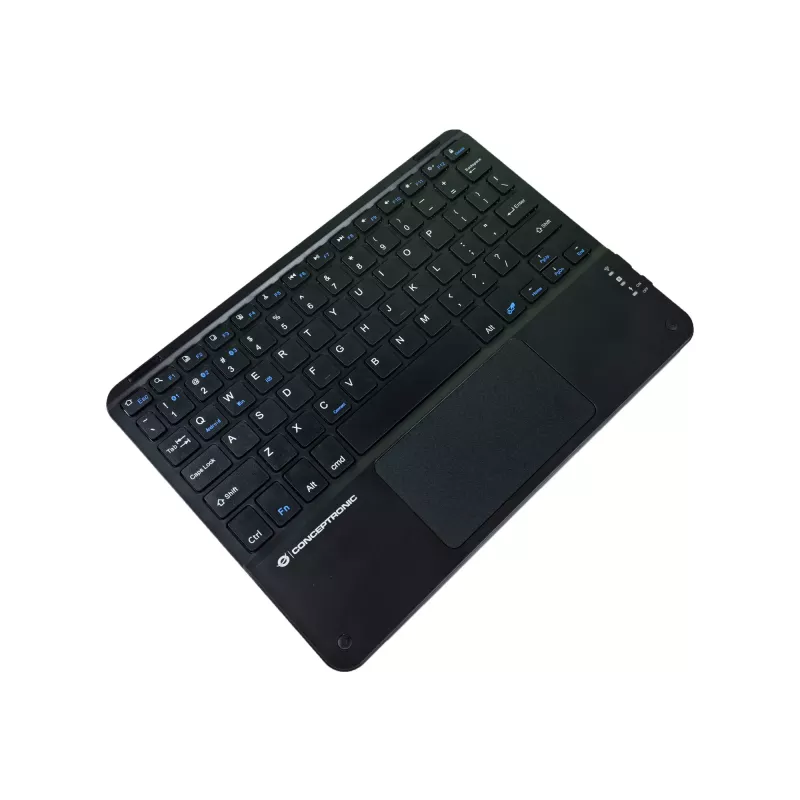 Conceptronic TOBIN01BUS 10-tolline Bluetooth-puuteplaadiga klaviatuur, QWERTY EN (US)