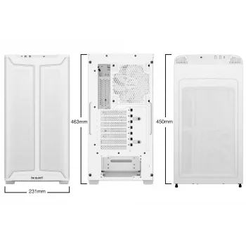 be quiet Pure Base 501 DX Valge Midi Tower