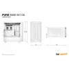 be quiet Pure Base 501 DX Valge Midi Tower