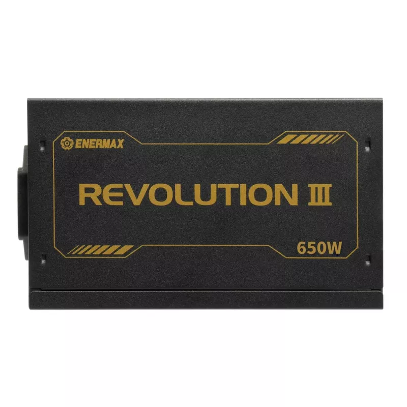 Toiteplokk ENERMAX ERV650G-AHG-MAC 650 W 20+4-kontaktiline ATX täismodulaarne 80 PLUS Gold must