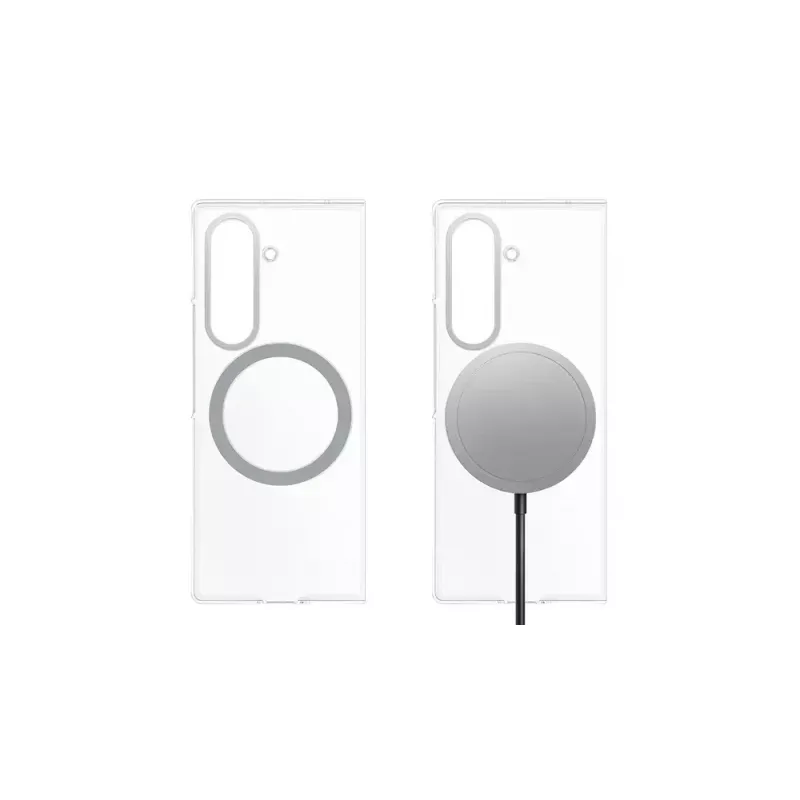 Samsung Magnet Clear ümbris mudelile Galaxy Z Fold7 Läbipaistev ümbris