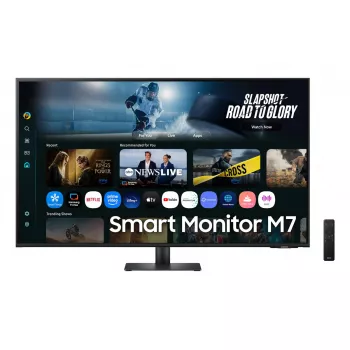 Samsung M7 M70F arvutimonitor 109,2 cm (43 tolli) 3840 x 2160 pikslit 4K Ultra HD LCD must