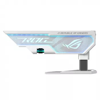Graafikakaardi tugi ASUS ROG Herculx Universal Valge — 0,5 m pikkus, toetab 1 GPU-d, mitmevärviline valgustus