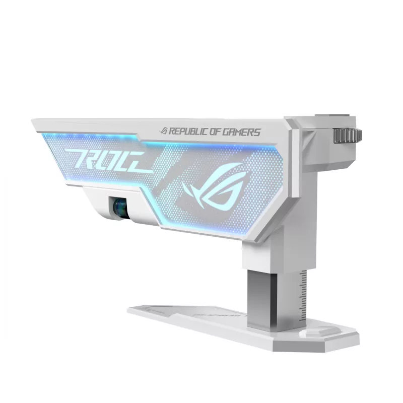 Graafikakaardi tugi ASUS ROG Herculx Universal Valge — 0,5 m pikkus, toetab 1 GPU-d, mitmevärviline valgustus