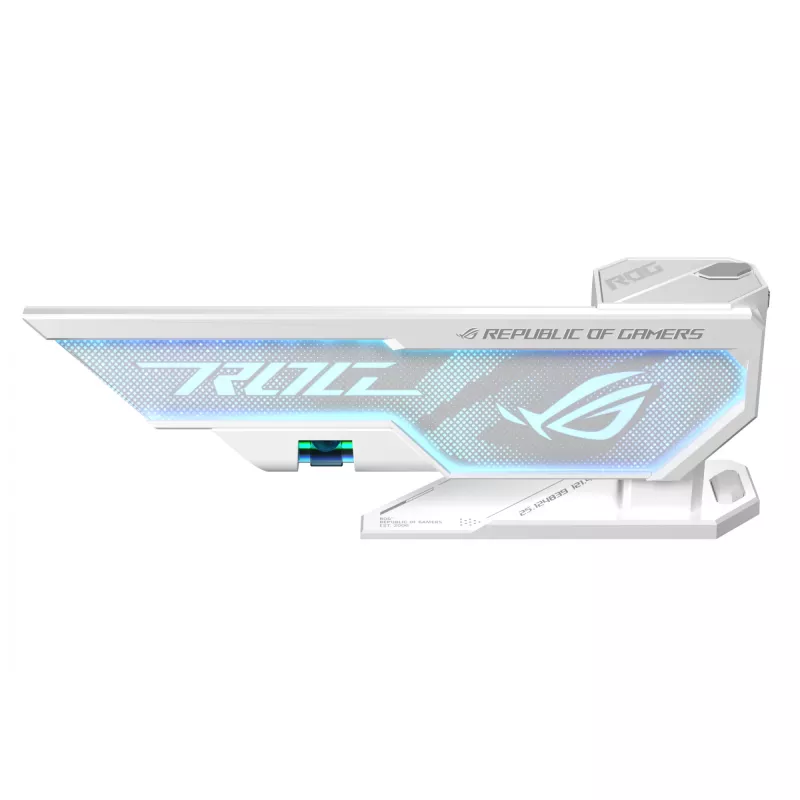 Graafikakaardi tugi ASUS ROG Herculx Universal Valge — 0,5 m pikkus, toetab 1 GPU-d, mitmevärviline valgustus