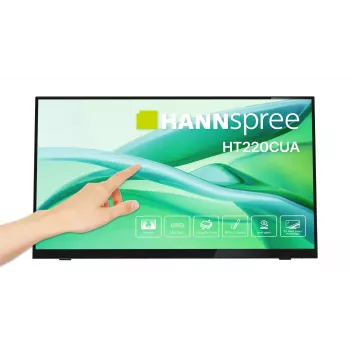 Hannspree HT220CUA arvutimonitor 54,5 cm (21,4 tolli) 1920 x 1080 pikslit Full HD LED puuteekraaniga must