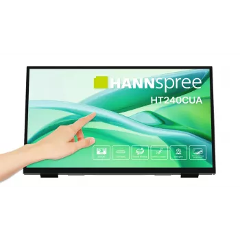 Hannspree HT240CUA arvutimonitor 60,5 cm (23,8 tolli) 1920 x 1080 pikslit Full HD LED puuteekraaniga must