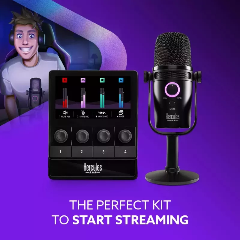 Hercules Stream Starter Kit multimeediakomplekt