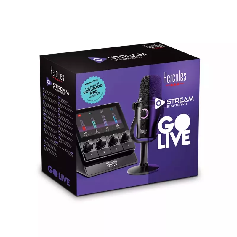 Hercules Stream Starter Kit multimeediakomplekt