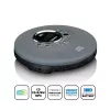 Kaasaskantav CD-mängija Lenco CD-400GY, antratsiit, MP3 tugi, löögikindel, 40 s