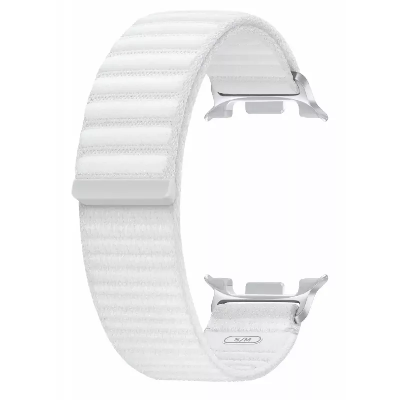 Band Samsung Fabric Band S/M Galaxy Watch8 jaoks valge