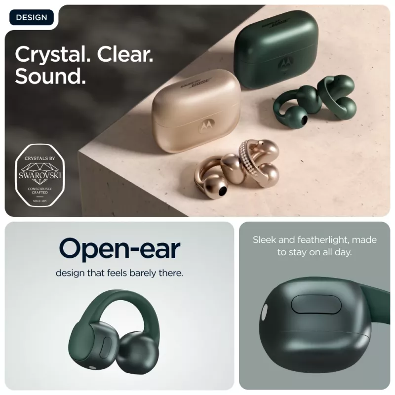 Motorola moto buds loop peakomplekt Juhtmevaba Kõrvahaak Kõned/Muusika/Sport/Igapäevane Bluetooth Roheline
