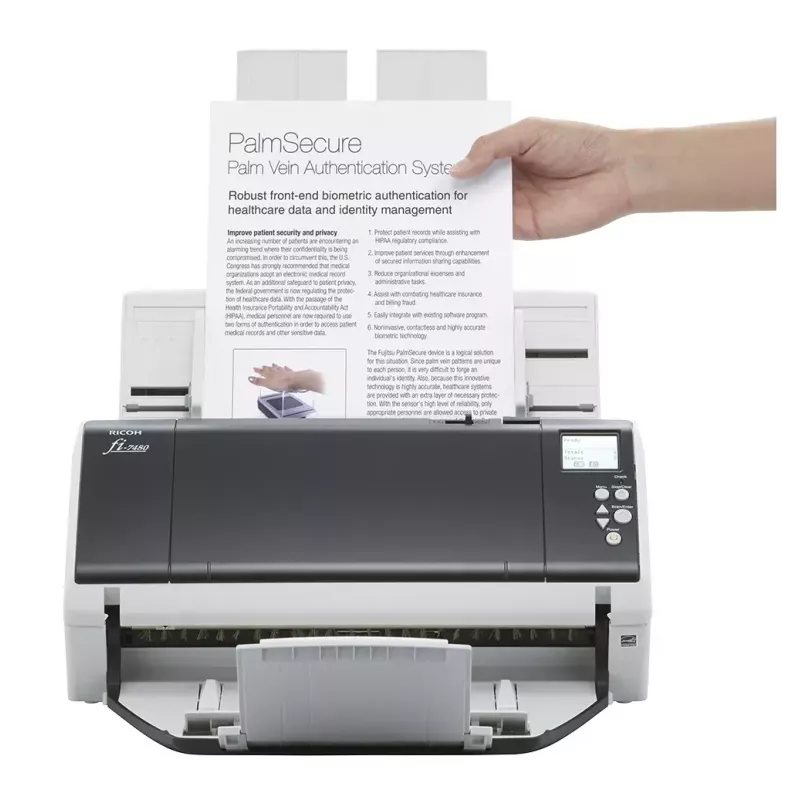 Ricoh fi-7480 ADF skanner 600 x 600 DPI A3 Hall, Valge