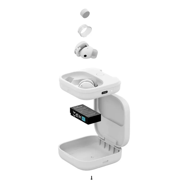 Tõelised juhtmevabad kõrvaklapid Fairphone Fairbuds V2 — Bluetooth, valge