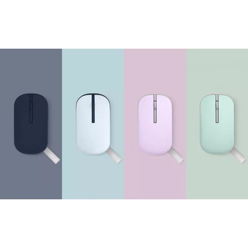 ASUS Marshmallow MD100 hiir Kontor Mõlemakäeline RF-juhtmevaba + Bluetooth Optiline 1600 DPI
