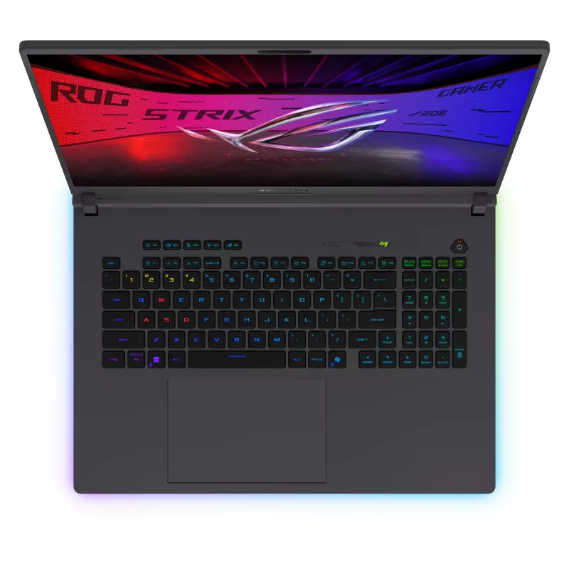 ASUS ROG Strix G18 G815LR-S8080W Intel Core Ultra 7 255HX Sülearvuti 45,7 cm (18 tolli) WUXGA 32 GB DDR5-SDRAM 1 TB SSD NVIDIA GeForce RTX 5070 Ti Wi-Fi 7 (802.11be) Windows 11 Home Hall, Roheline