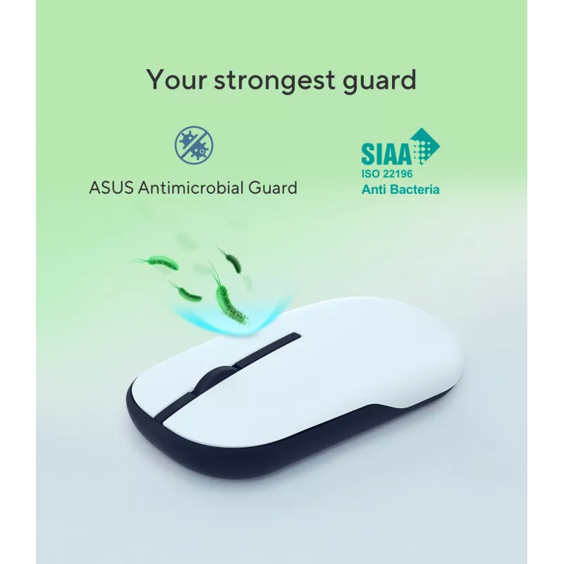 ASUS Marshmallow MD100 hiir Office Mõlemakäeline RF Wireless + Bluetooth Optiline 1600 DPI