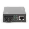 DIGITUS meediumikonverter, mitmemoodiline 10/100/1000Base-T -> 1000Base-SX, sisaldab toiteplokki, SC-pistik, kuni 0,5 km