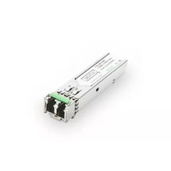 DIGITUS 1,25 Gbps SFP-moodul, kuni 80 km ühemoodiline kiud, LC duplekspistik 1000Base-LX, 1550 nm