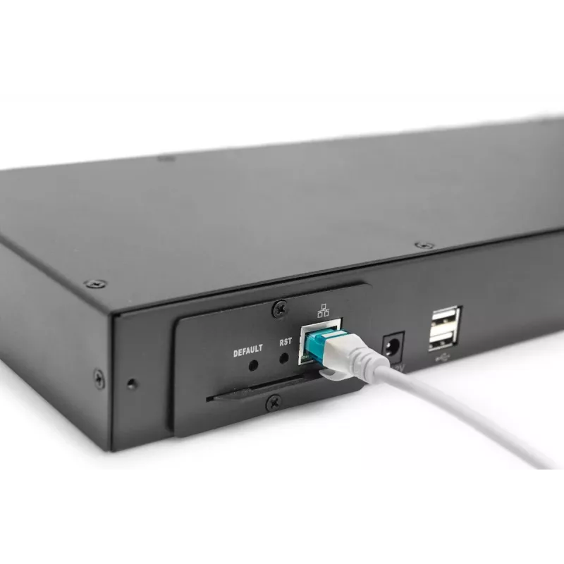 DIGITUS Moodulne KVM-lüliti 16-pordiline modulaarse KVM-konsooli jaoks