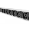 DIGITUS IT BASIC PDU. 3PH. 16A. 24 x C13. 3 x C19 Vertikaalne. 3 m kaabel. IEC309 3Ph-16A pistik