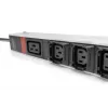 DIGITUS IT BASIC PDU. 3PH. 16A. 24 x C13. 3 x C19 Vertikaalne. 3 m kaabel. IEC309 3Ph-16A pistik