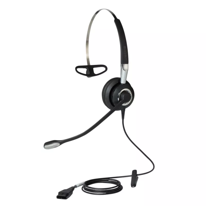 Jabra BIZ 2400 II Mono 3-1, juhtmega, kontori/kõnekeskuse jaoks, 54 g, peakomplekt, must, hõbedane