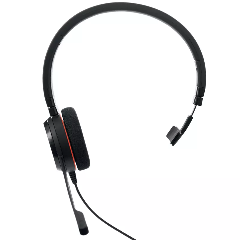 Jabra EVOLVE 20 MS Mono, juhtmega, kontor/kõnekeskus, 150–7000 Hz, 142 g, peakomplekt, must